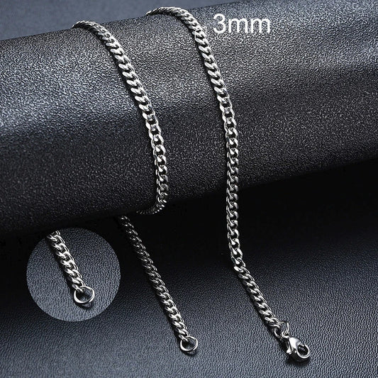 CUBAN (SILVER) 3MM