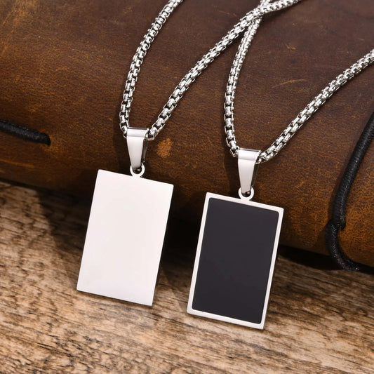 RECTANGLE PENDANT (SILVER)