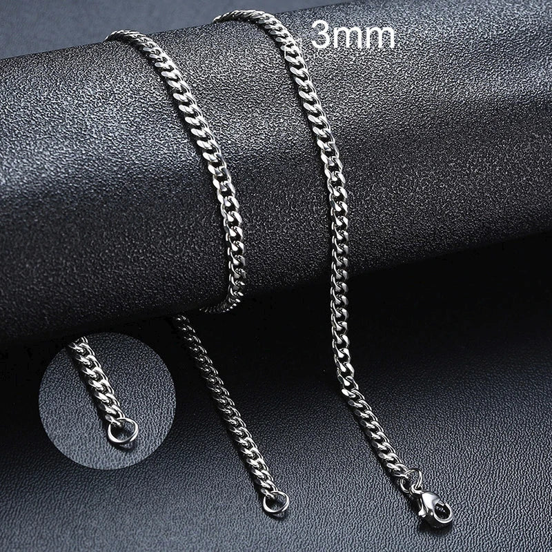 CUBAN (SILVER) 3MM