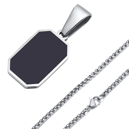 OCTAGON PENDANT (SILVER)