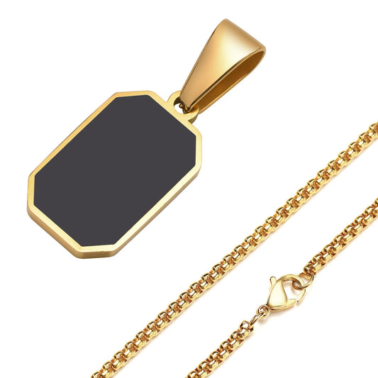 OCTAGON PENDANT (GOLD)