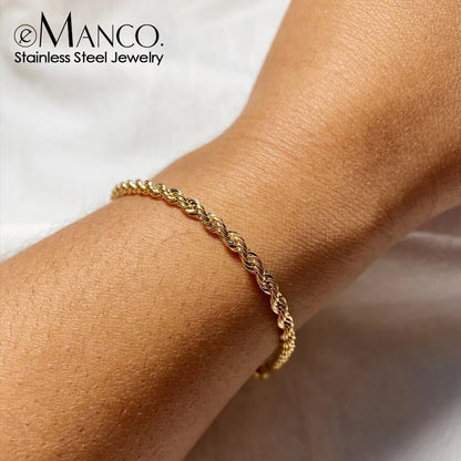 ROPE BRACELET (GOLD) 3MM