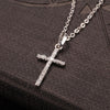 Iced Out Crucifix Cross Pendant Chain