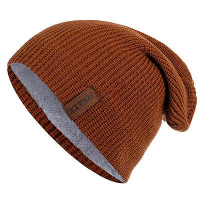 Fur Lined Ribbed Beanie