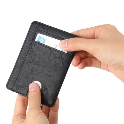 RFID Blocking Leather Card Holder