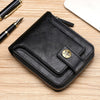 Casual Leather Zipper Wallet