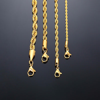 Casual Twisted Rope Neck Chain